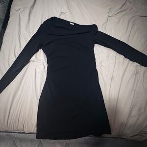 Short black cocktail dress
